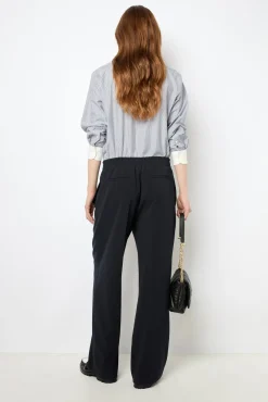 New Wide-leg pants with elasticated waist - NELLY Trousers