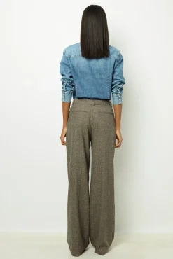 Sale Wide-leg print pants - DALI Trousers|Suits & Outfits