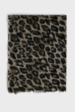 Discount Wool and cashmere leopard scarf - DANY Scarves