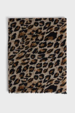 Clearance Wool and cashmere leopard scarf - DANY Scarves