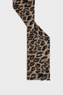 Clearance Wool and cashmere leopard scarf - DANY Scarves