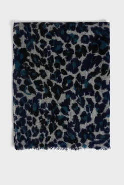 Hot Wool and cashmere leopard scarf - DANY Scarves