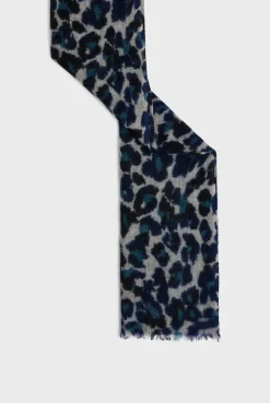 Hot Wool and cashmere leopard scarf - DANY Scarves
