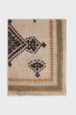 Fashion Wool and cashmere lozenge scarf - DOMINIQUE Scarves