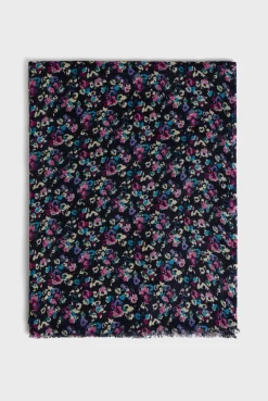 Hot Wool and silk floral scarf - DARY Scarves