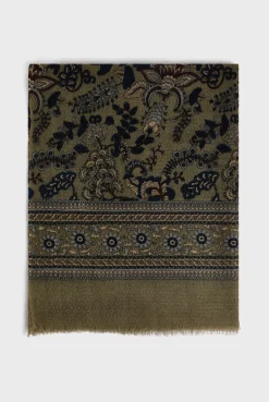 Discount Wool and silk floral scarf - DOUNIA Scarves