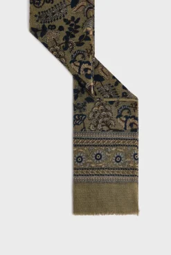 Discount Wool and silk floral scarf - DOUNIA Scarves