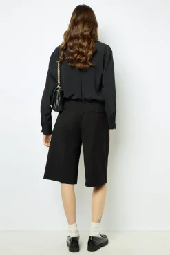 New Wool blend Bermuda shorts - NEYLA Trousers