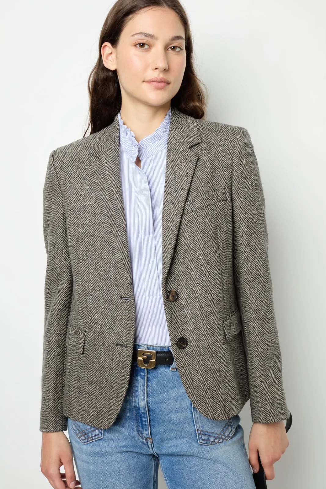 Clearance Wool herringbone jacket - EDDIE Jackets|Suits & Outfits