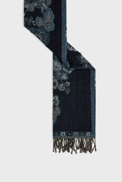 Best Wool scarf"])self.__next_f.push([1," with large flower print - DORINE Scarves
