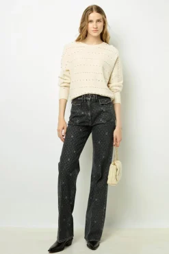 Sale Wool sweater with rhinestone - JULIAN"])self.__next_f.push([1,"E Knitwear